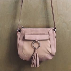 Blush pink crossbody bag